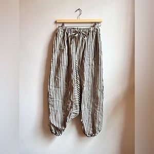 Striped Bohemian Drawstring Pants